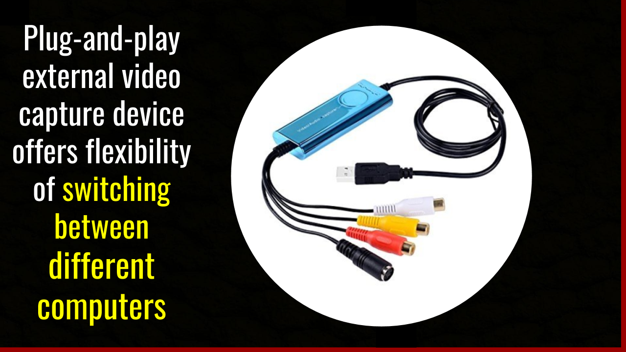 Plug-and-play USB Analog to Digital video capture-devices