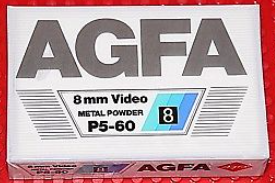 AGFA P5-60 8mm video Metal Powder tape