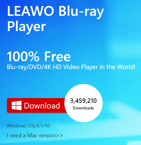 free DVD player software - LEAWO Blu-ray Player 1