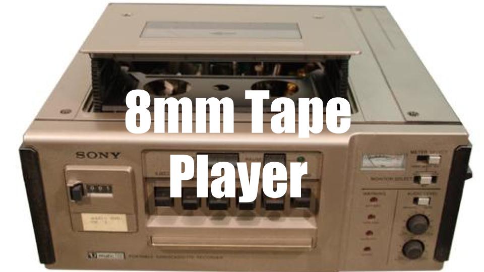 8mm Tape Player for DVD Conversion