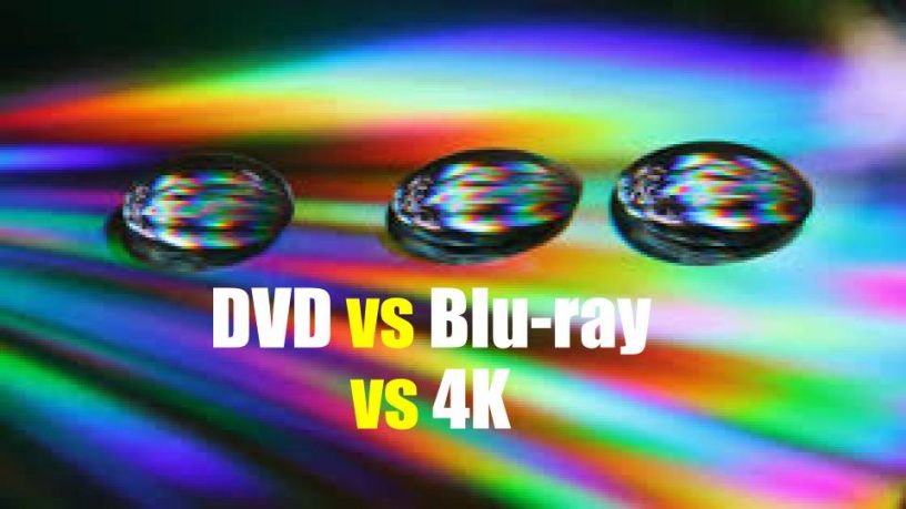 DVD vs Blu-ray vs 4K