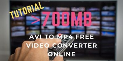 AVI to MP4 free online 700MB