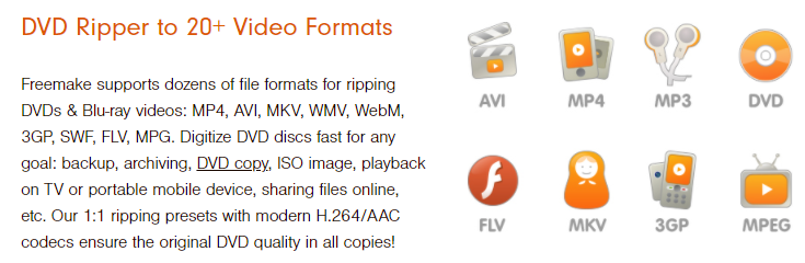  free dvd rippers with no limitations or watermark video formats supported