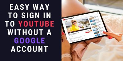 Sign in to YouTube without Google Account