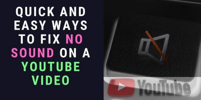 Fix No Sound on YouTube Video