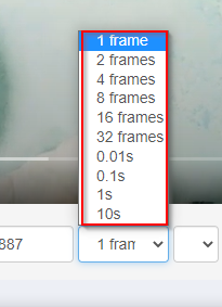 play a YouTube video frame by frame
