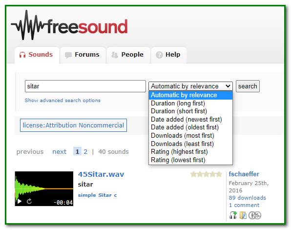 download free non-copyrighted music for YouTube freesound
