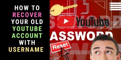 How to Recover Old YouTube Account with Username