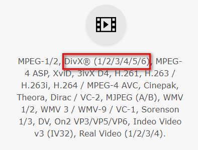 VLC DivX player