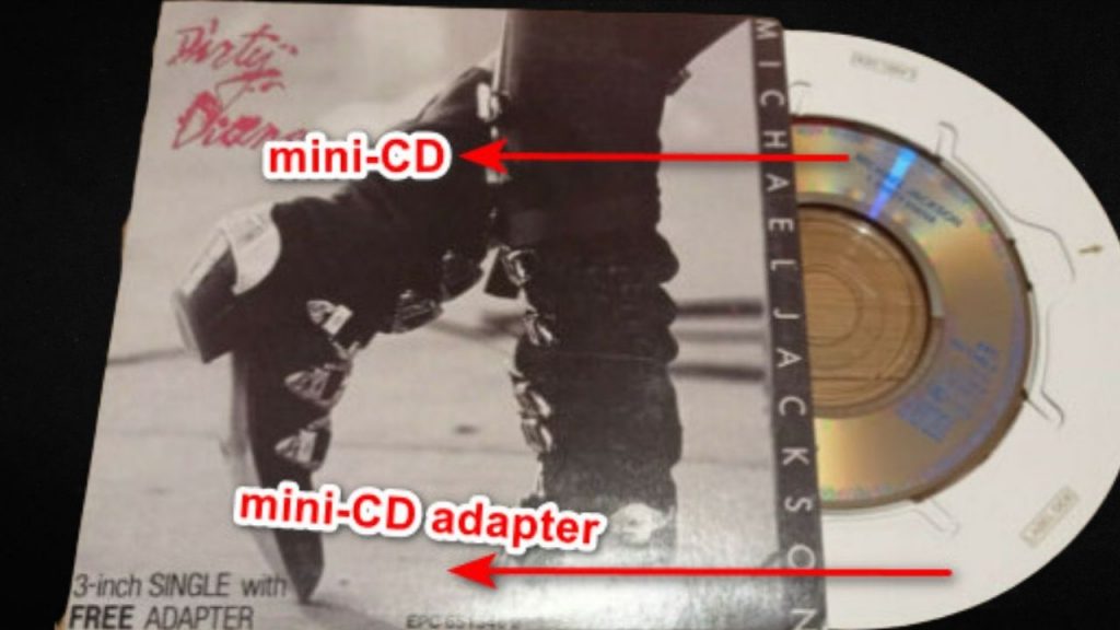 mini-audio CD with adapter - mini-CD adapter