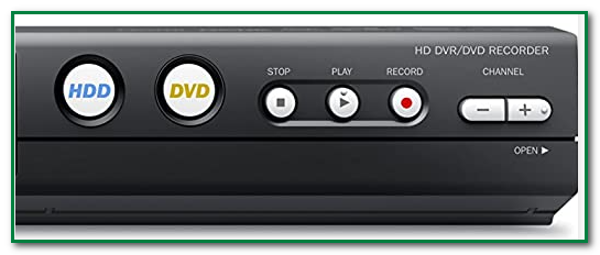 DVD recorder with hard drive