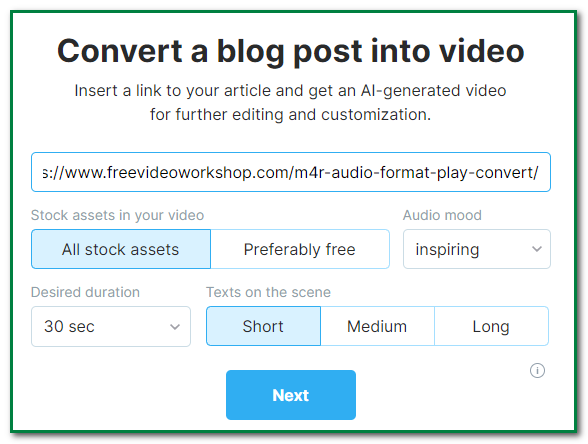 Wave video text to video converter 3