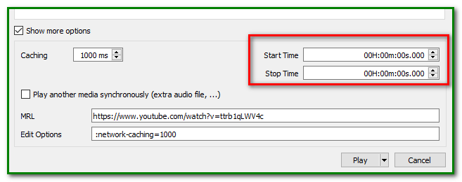 Watch YouTube Videos without Visiting YouTube with VLC Media Player -  Set Start Time and End Time