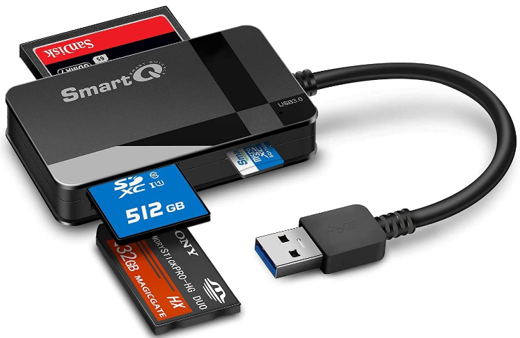 Back up Your Photos and Videos - memory card reader
