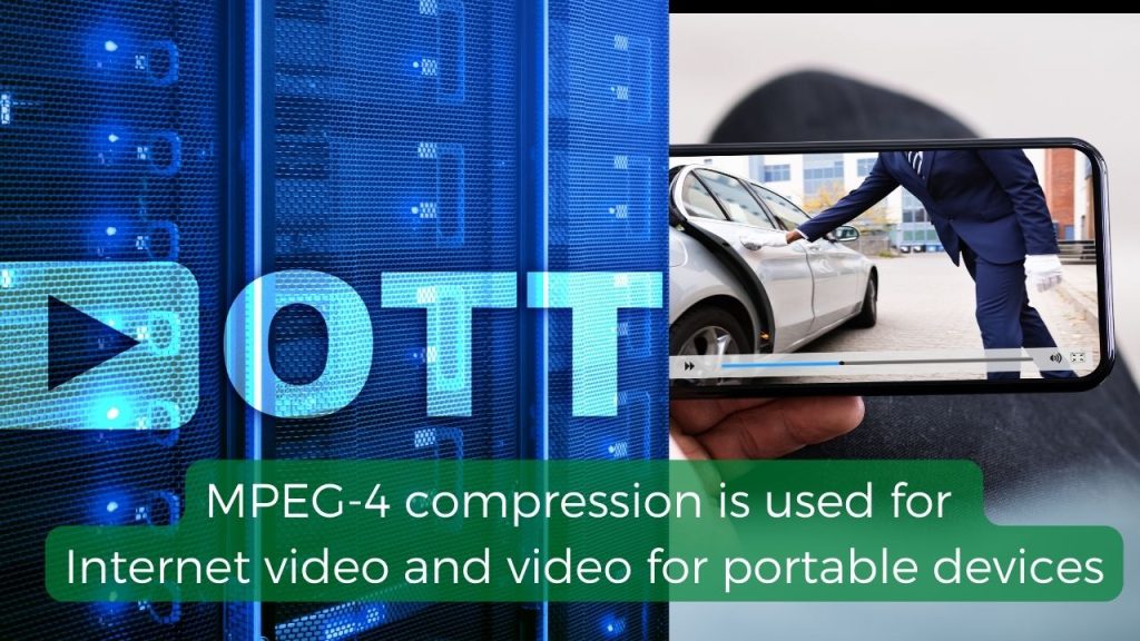 MPEG-4 for Internet video and  video for portable devices