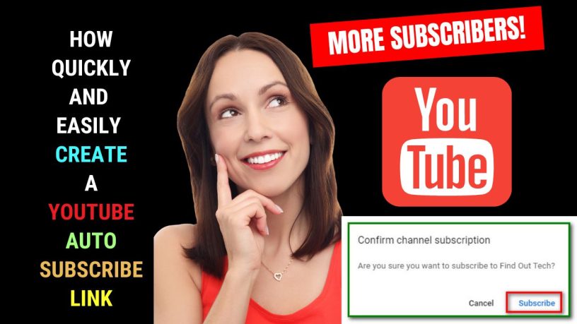 Create YouTube auto-subscribe link