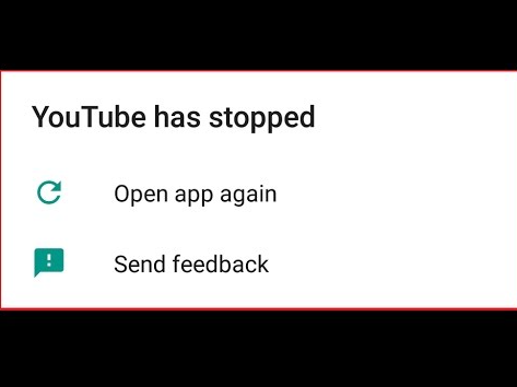 unfortunately YouTube has stopped on Android