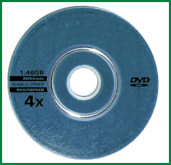 MiniDVD disc