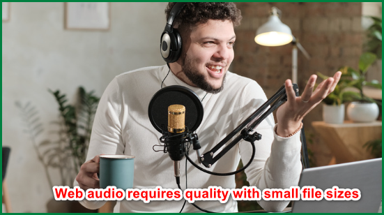 Four Sound Formats Used for Web Audio - Web audio requirements,