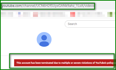 Bypass the Daily Upload Limit on YouTube - terminated due to a violation of YouTube Community Guidelines.