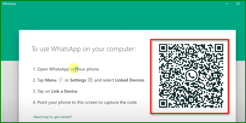 make a video call using WhatsApp on a laptop - launch WhatsApp desktop