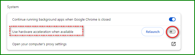 YouTube Lagging on Google Chrome disable hardware acceleration