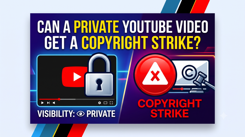 Can a Private YouTube Video Get a Copyright Strike